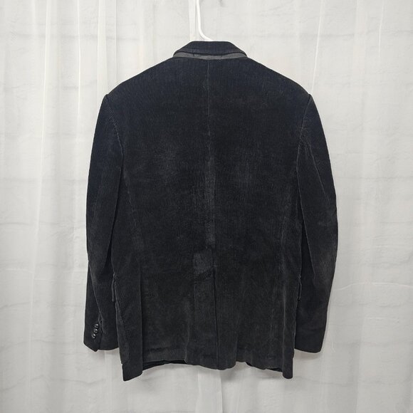 Vintage Urban Renewal Urban Outfitters Charcoal Gray Blazer Corduroy Preppy M - Picture 5 of 11